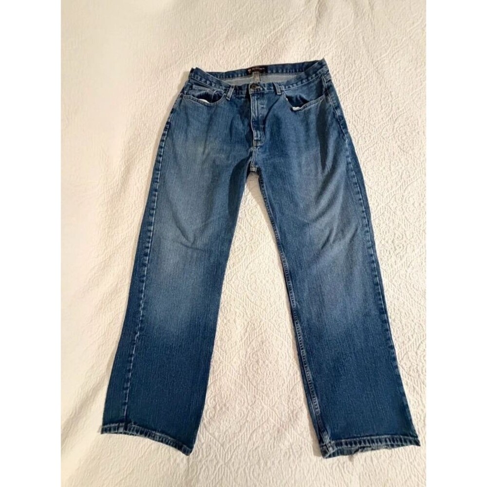 Vintage 90s Ralph Lauren Polo Jeans Wide Leg Skater Denim Grunge Baggy 38x34